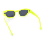 Womens Mod Thick Plastic Chunky Cat Eye Sunglasses