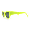 Womens Mod Thick Plastic Chunky Cat Eye Sunglasses