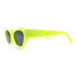 Womens Mod Thick Plastic Chunky Cat Eye Sunglasses