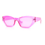 Womens Mod Thick Plastic Chunky Cat Eye Sunglasses