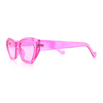 Womens Mod Thick Plastic Chunky Cat Eye Sunglasses
