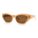 Womens Mod Thick Plastic Chunky Cat Eye Sunglasses