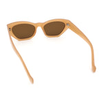 Womens Mod Thick Plastic Chunky Cat Eye Sunglasses