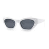 Womens Mod Thick Plastic Chunky Cat Eye Sunglasses