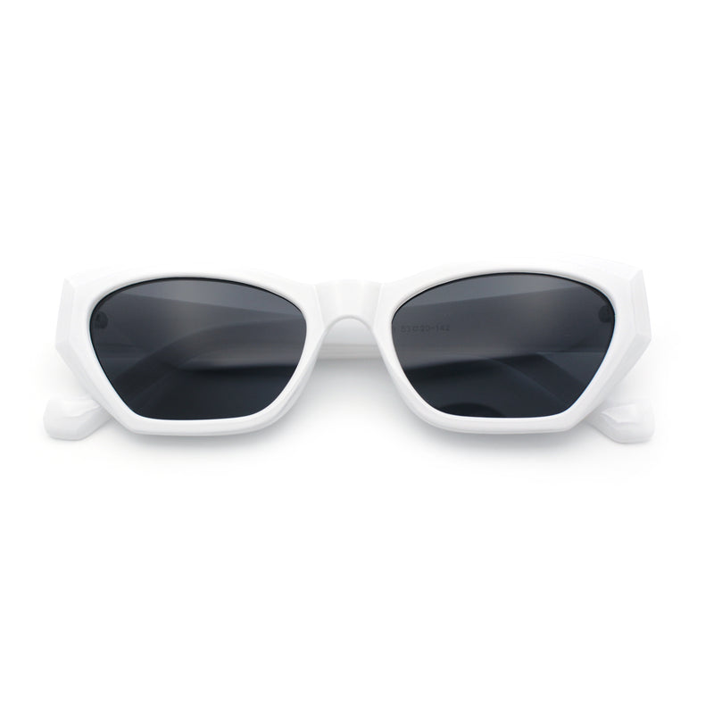 Womens Mod Thick Plastic Chunky Cat Eye Sunglasses