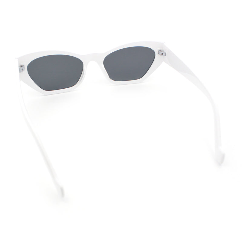 Womens Mod Thick Plastic Chunky Cat Eye Sunglasses