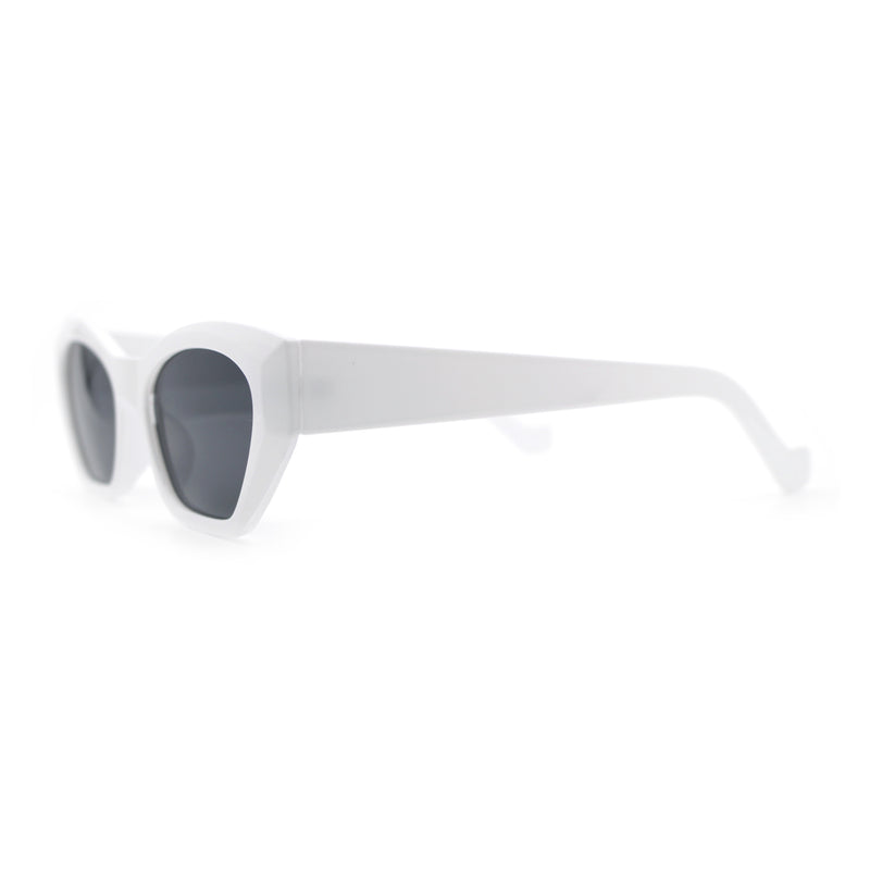 Womens Mod Thick Plastic Chunky Cat Eye Sunglasses