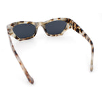 Womens Mod Thick Plastic Chunky Cat Eye Sunglasses