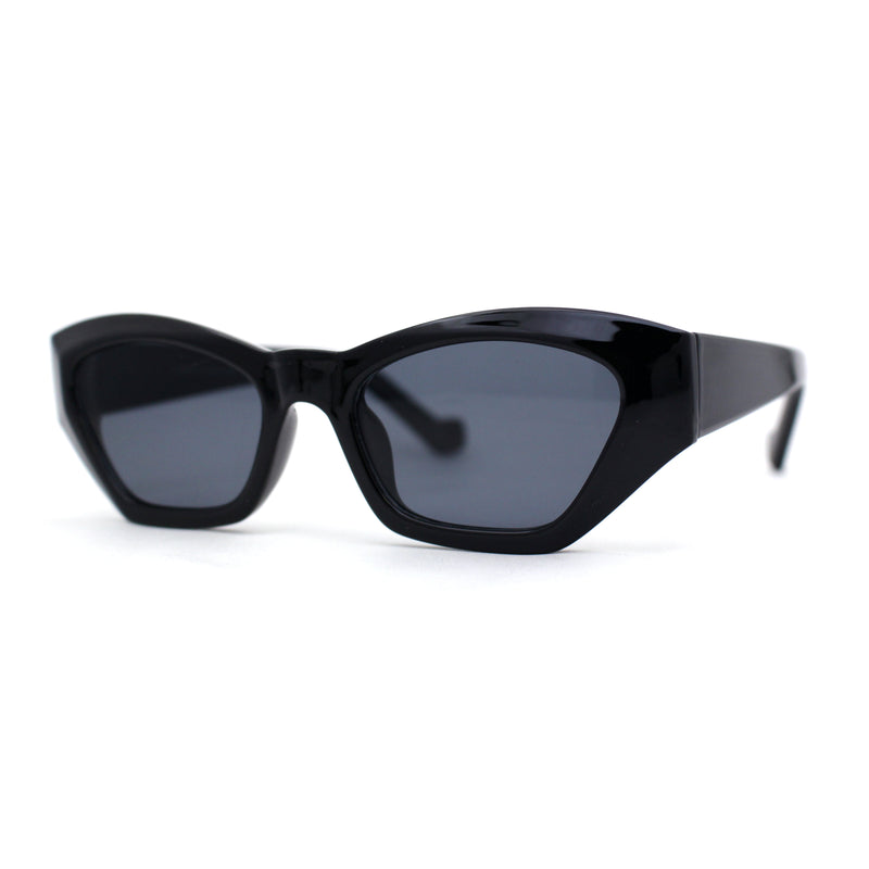 Womens Mod Thick Plastic Chunky Cat Eye Sunglasses