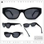 Womens Mod Thick Plastic Chunky Cat Eye Sunglasses