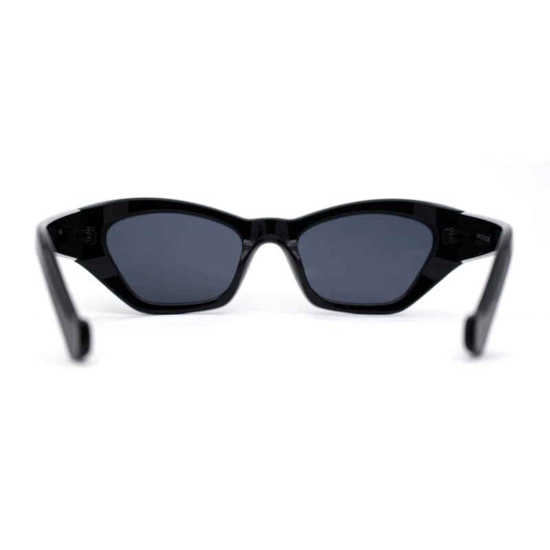 Womens Mod Thick Plastic Chunky Cat Eye Sunglasses