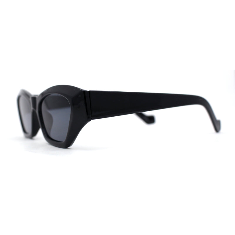 Womens Mod Thick Plastic Chunky Cat Eye Sunglasses