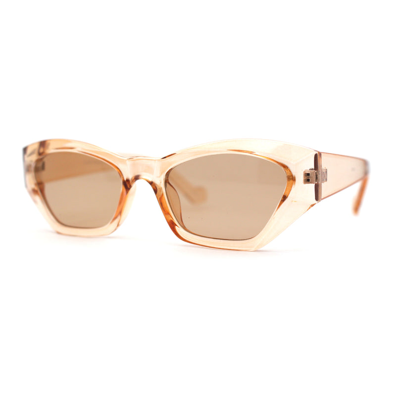 Womens Mod Thick Plastic Chunky Cat Eye Sunglasses
