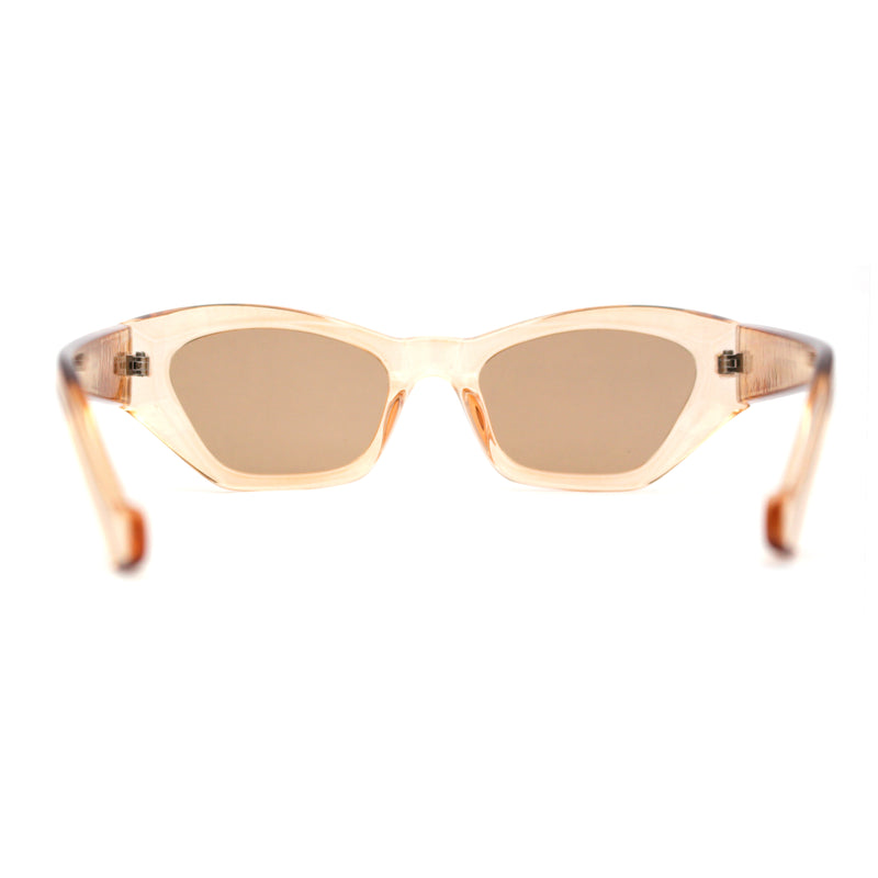 Womens Mod Thick Plastic Chunky Cat Eye Sunglasses