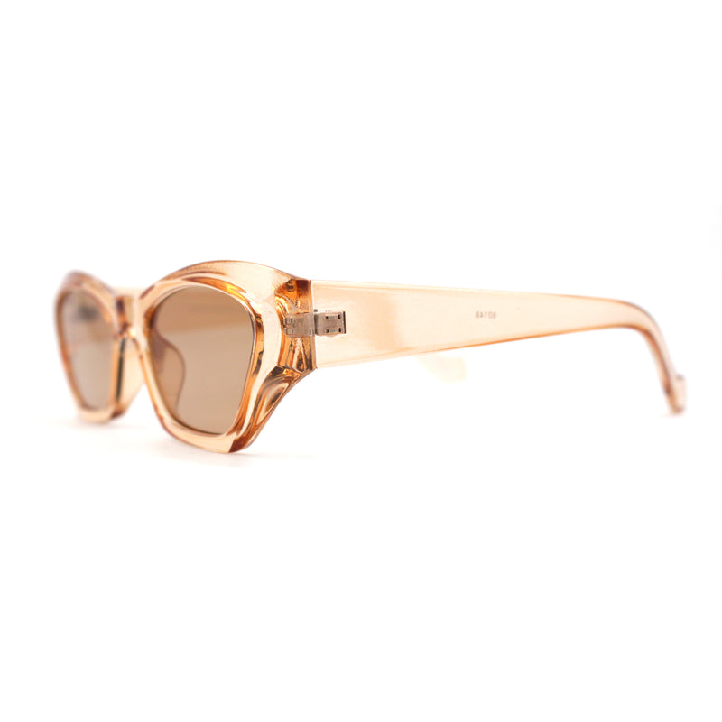 Womens Mod Thick Plastic Chunky Cat Eye Sunglasses