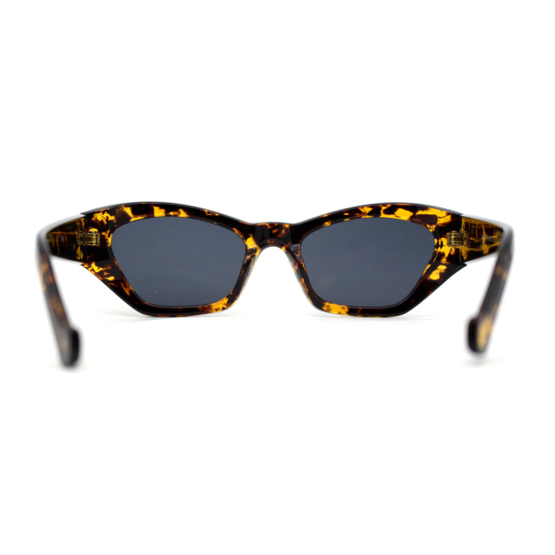Womens Mod Thick Plastic Chunky Cat Eye Sunglasses
