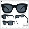 Womens Luxury Beveled Thick Horn Rim Rectangle Fashion Sunglasses
