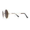 Kids Size Retro Iconic Hippie Round Circle Lens Metal Rim Sunglasses