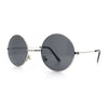 Kids Size Retro Iconic Hippie Round Circle Lens Metal Rim Sunglasses