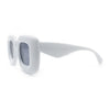 Womens Ballon Super Thick Rectangle Retro Sunglasses