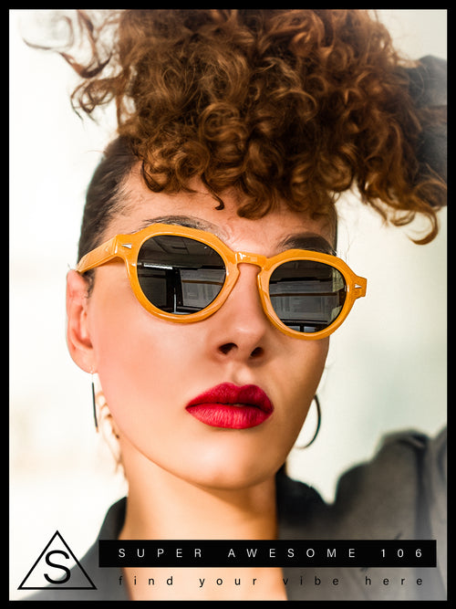 Mens Square Round Vintage Horn Rim Hipster Sunglasses