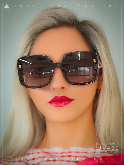 90s Diva Womens Rectangle Butterfly Plastic Designer Sunglasses