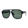 Mens Iconic Retro Tear Drop Officer Style Racer Plastic Sunglasses