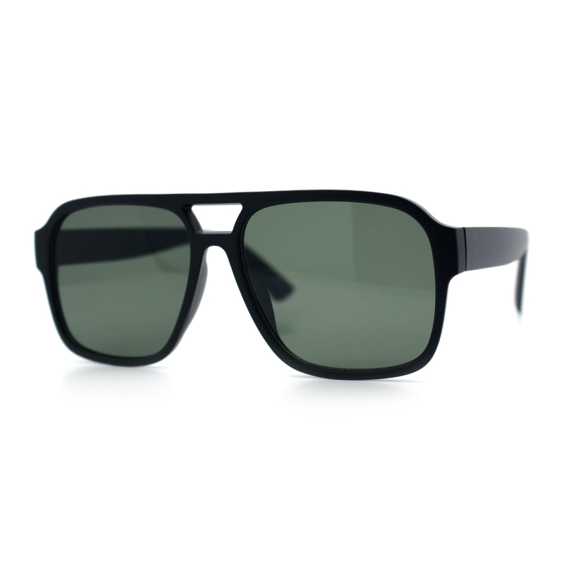 Mens Iconic Retro Tear Drop Officer Style Racer Plastic Sunglasses