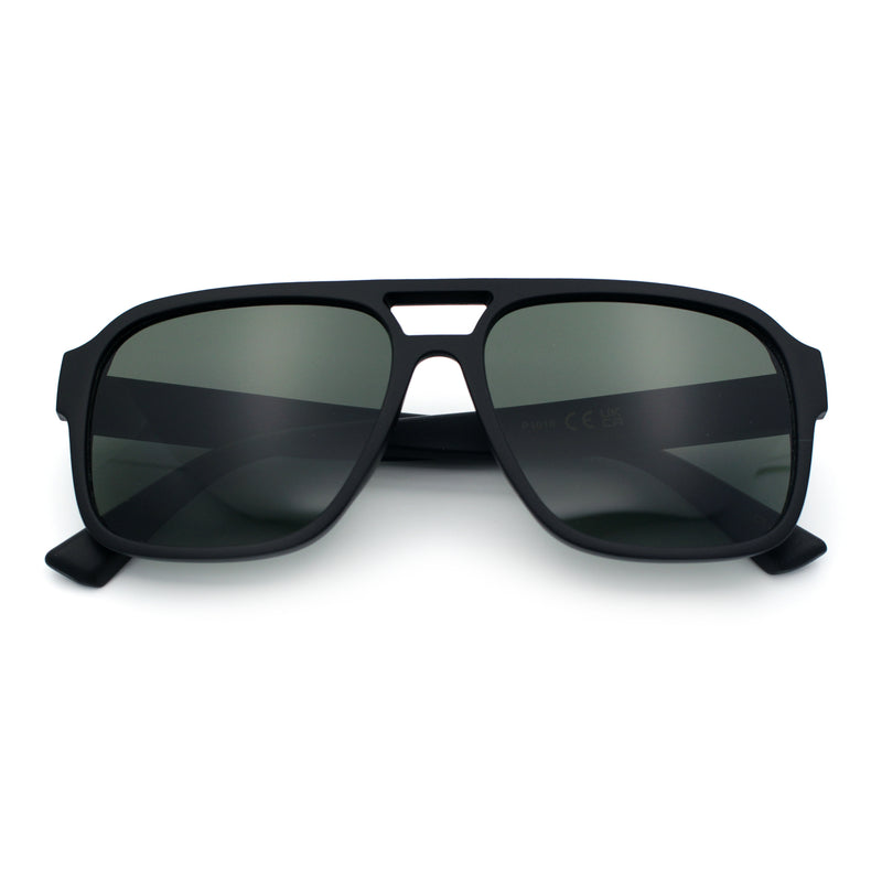 Mens Iconic Retro Tear Drop Officer Style Racer Plastic Sunglasses
