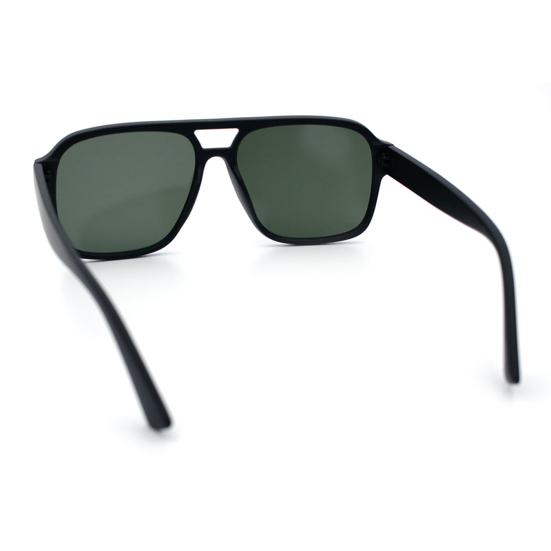 Mens Iconic Retro Tear Drop Officer Style Racer Plastic Sunglasses