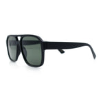 Mens Iconic Retro Tear Drop Officer Style Racer Plastic Sunglasses