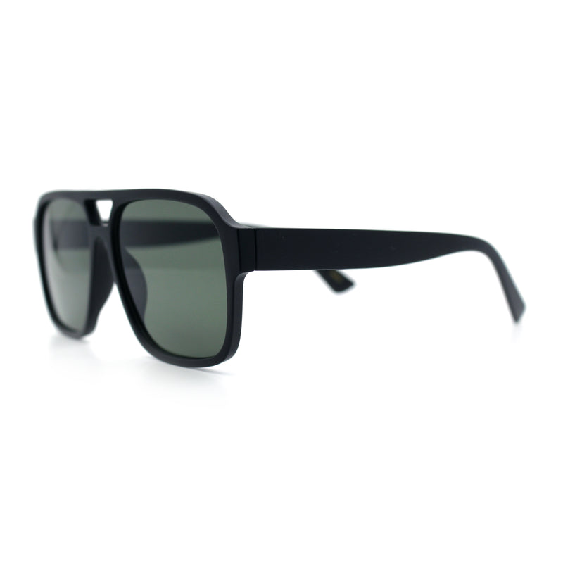 Mens Iconic Retro Tear Drop Officer Style Racer Plastic Sunglasses
