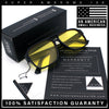 Mens Iconic Retro Tear Drop Officer Style Racer Plastic Sunglasses