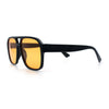 Mens Iconic Retro Tear Drop Officer Style Racer Plastic Sunglasses