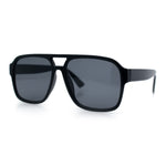 Mens Iconic Retro Tear Drop Officer Style Racer Plastic Sunglasses
