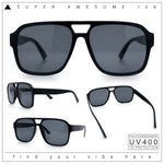 Mens Iconic Retro Tear Drop Officer Style Racer Plastic Sunglasses
