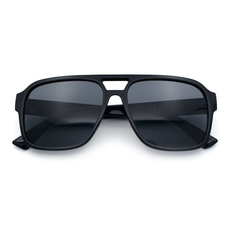 Mens Iconic Retro Tear Drop Officer Style Racer Plastic Sunglasses