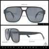 Mens Iconic Retro Tear Drop Officer Style Racer Plastic Sunglasses