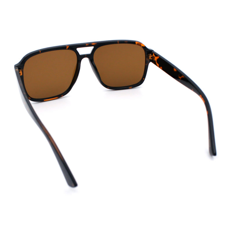 Mens Iconic Retro Tear Drop Officer Style Racer Plastic Sunglasses