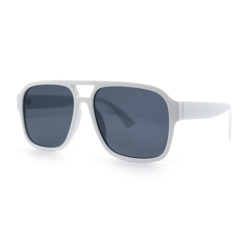 Mens Iconic Retro Tear Drop Officer Style Racer Plastic Sunglasses