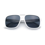 Mens Iconic Retro Tear Drop Officer Style Racer Plastic Sunglasses