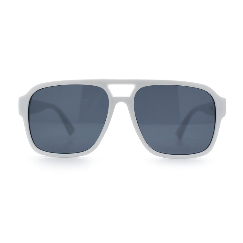 Mens Iconic Retro Tear Drop Officer Style Racer Plastic Sunglasses