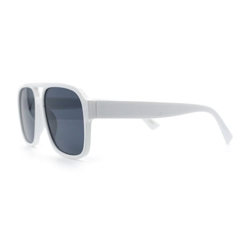 Mens Iconic Retro Tear Drop Officer Style Racer Plastic Sunglasses