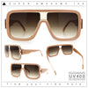 Oversized Rectangle Racer Shield 80s Plastic Fashion Flat Top Sunglasses