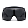 Super Oversized XXL Goggle Style Wrap Around Sport Plastic Sunglasses