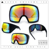 Super Oversized XXL Goggle Style Wrap Around Sport Plastic Sunglasses
