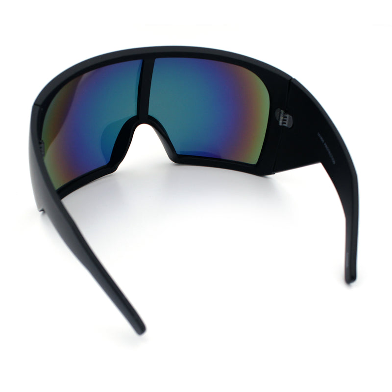 Super Oversized XXL Goggle Style Wrap Around Sport Plastic Sunglasses