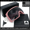 Super Oversized XXL Goggle Style Wrap Around Sport Plastic Sunglasses