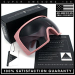 Super Oversized XXL Goggle Style Wrap Around Sport Plastic Sunglasses