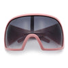 Super Oversized XXL Goggle Style Wrap Around Sport Plastic Sunglasses